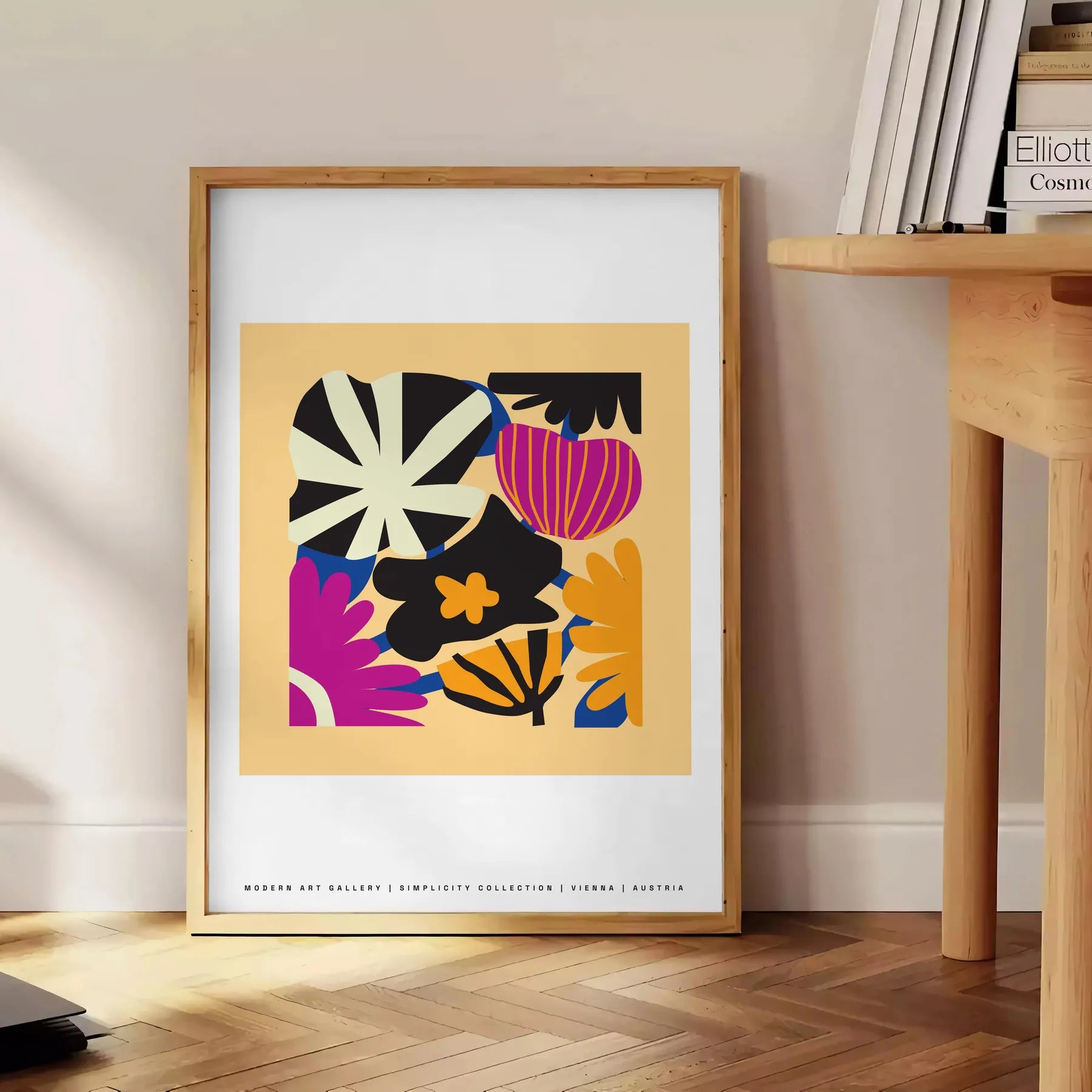 timeless elegance botanical poster vintage edition exquisite art black orange hues wall unique gift captivating print space style preferences