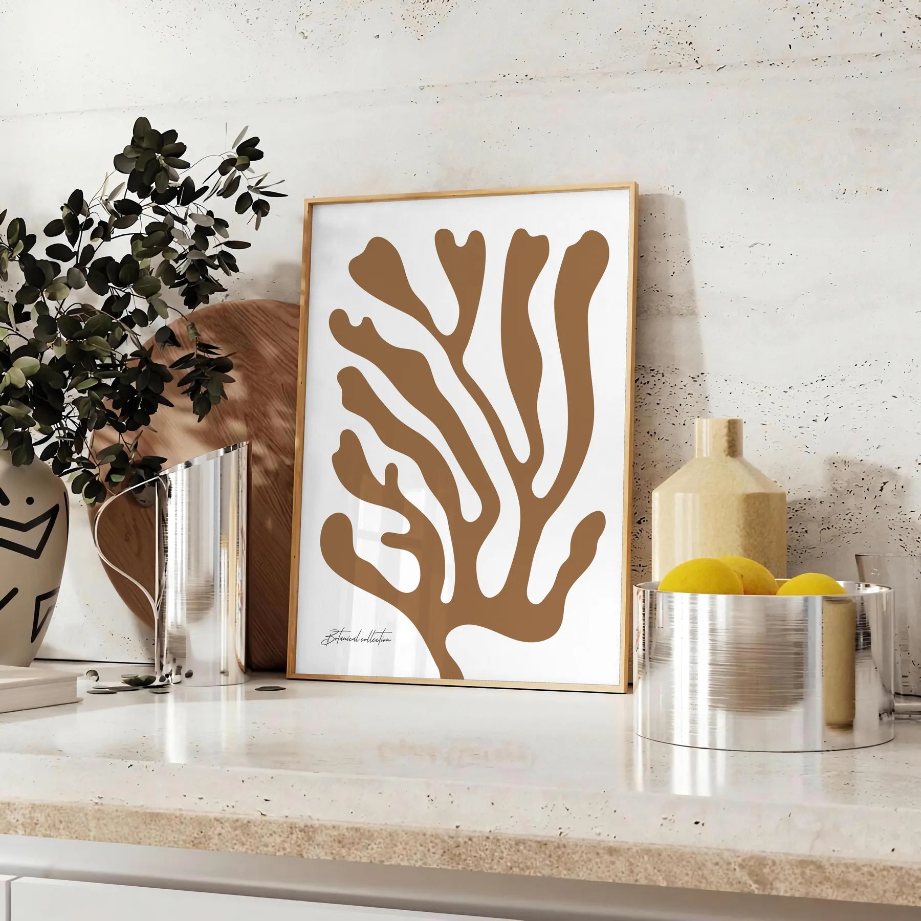 space botanical poster captivating blend black green hues artistic print exquisite art perfect wall thoughtful gift unframed edition nature elegance room