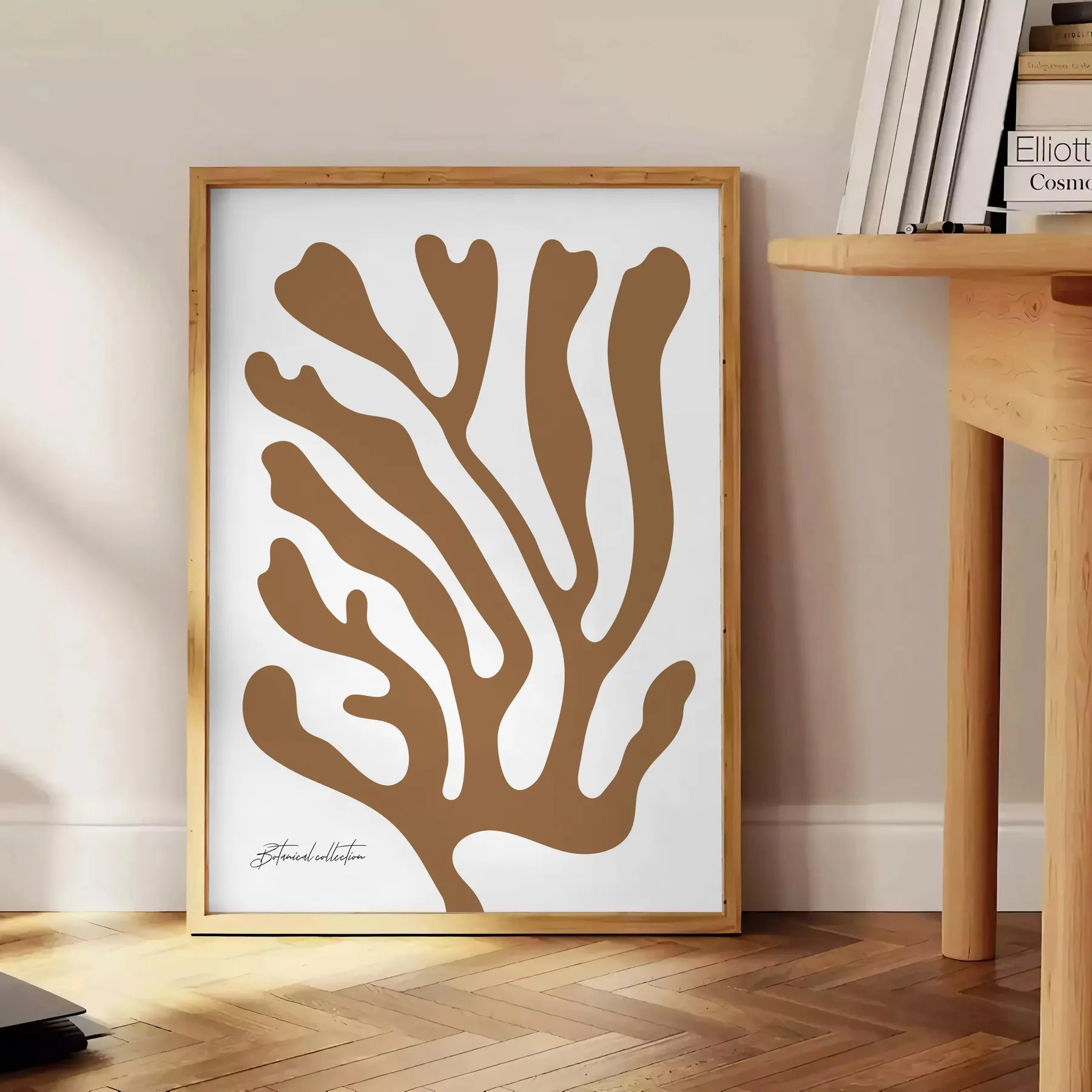 space botanical poster captivating blend black green hues artistic print exquisite art perfect wall thoughtful gift unframed edition nature elegance room