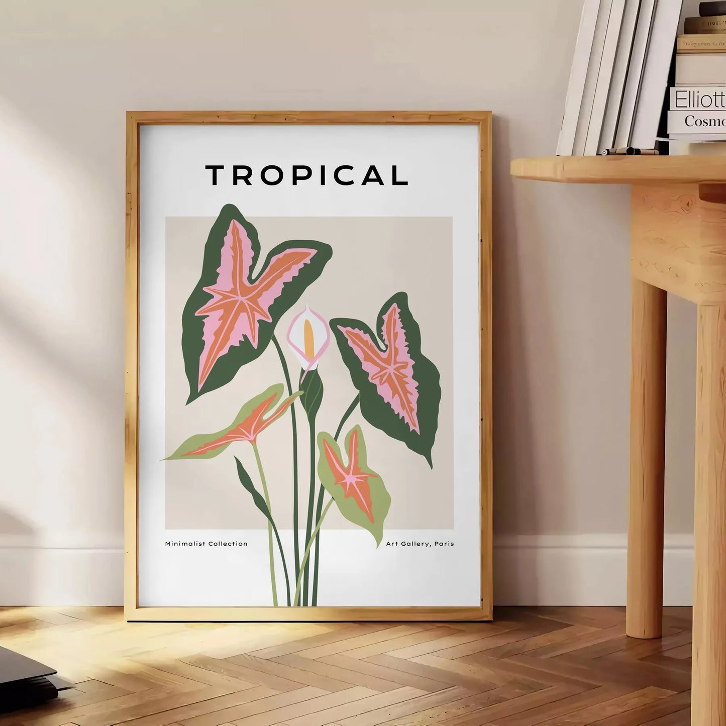 beauty botanical art Poster Maker stunning orange gray designs wall perfect gift nature lovers space exquisite prints available sizes such A4 cm A0