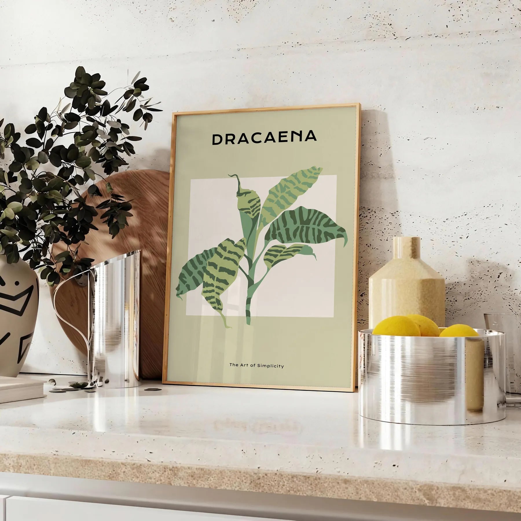 space exquisite botanical poster intricate 18th century art sophisticated gray green tones timeless elegance room thoughtful gift sizes A4 cm A0